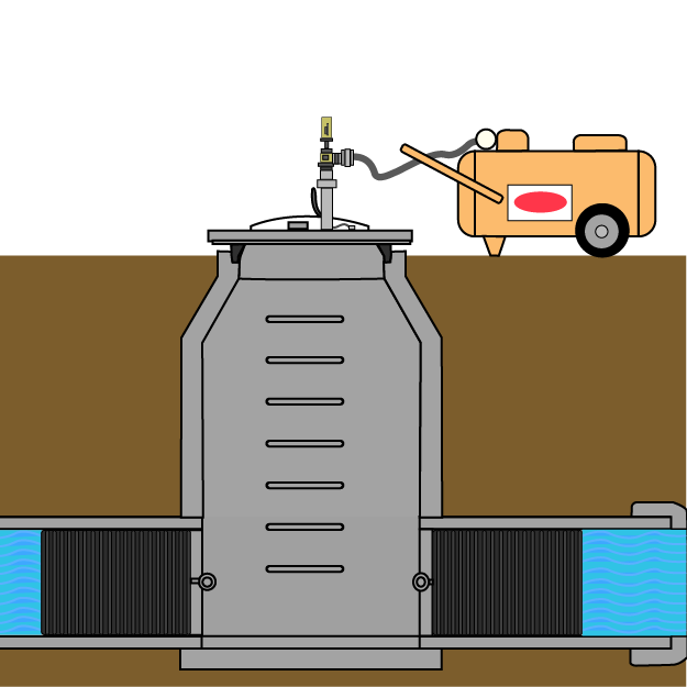 manhole vacuum test diagram